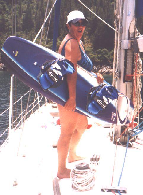 Marina z wake boardom